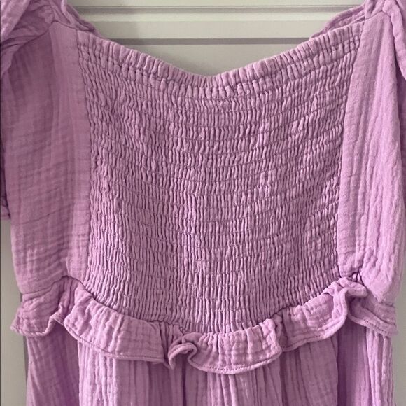 Show Me Your MuMu Lavender Gauzy Mini Dress - Picture 6 of 6